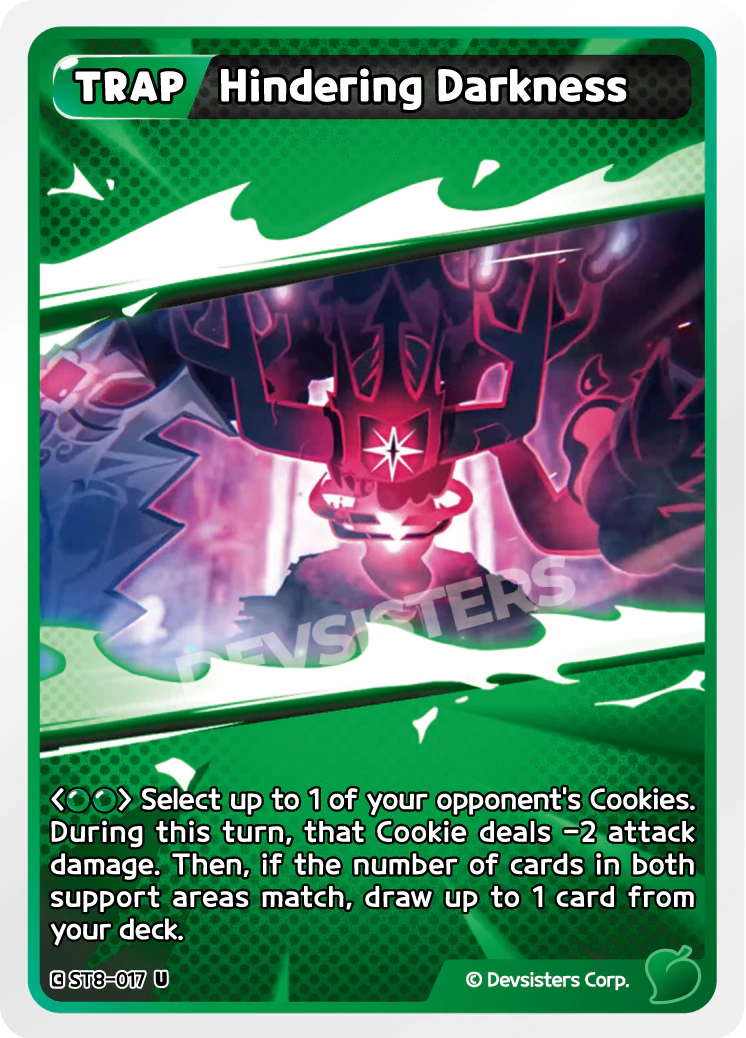 Image for Hindering Darkness (ST8-017) [Guardian Winds] - CookieRun: Braverse TCG