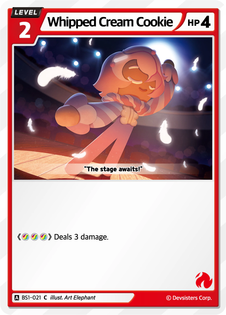 Image for Whipped Cream Cookie (BS1-021) [BRAVE BEGINNING] - CookieRun: Braverse TCG