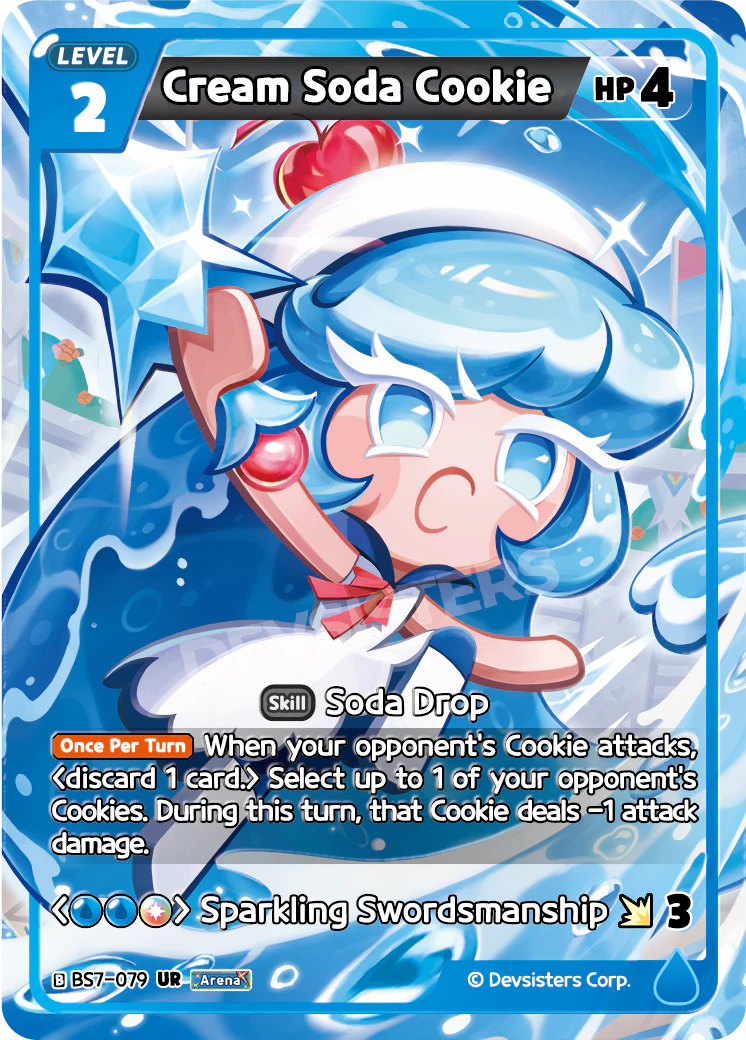 Image for Cream Soda Cookie (BS7-079) [Arena of Glory] - CookieRun: Braverse TCG