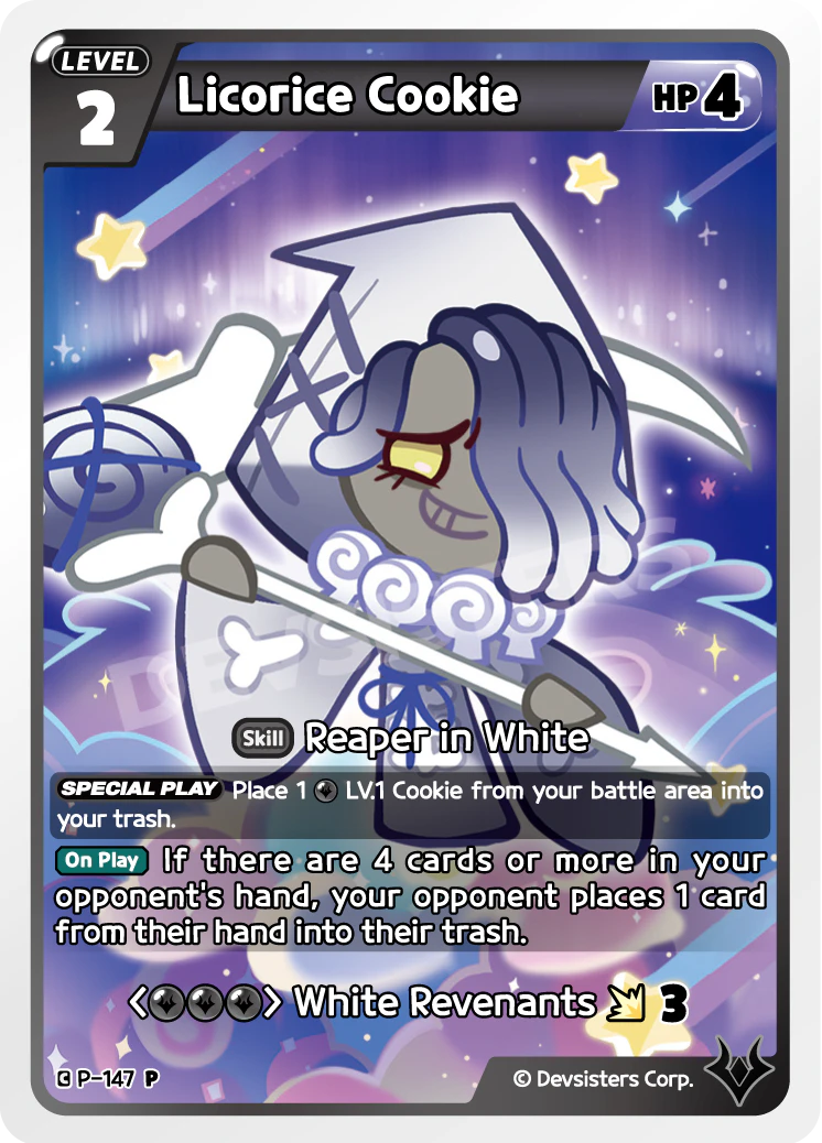 Image for Licorice Cookie (P-147) [Promotion Card] - CookieRun: Braverse TCG