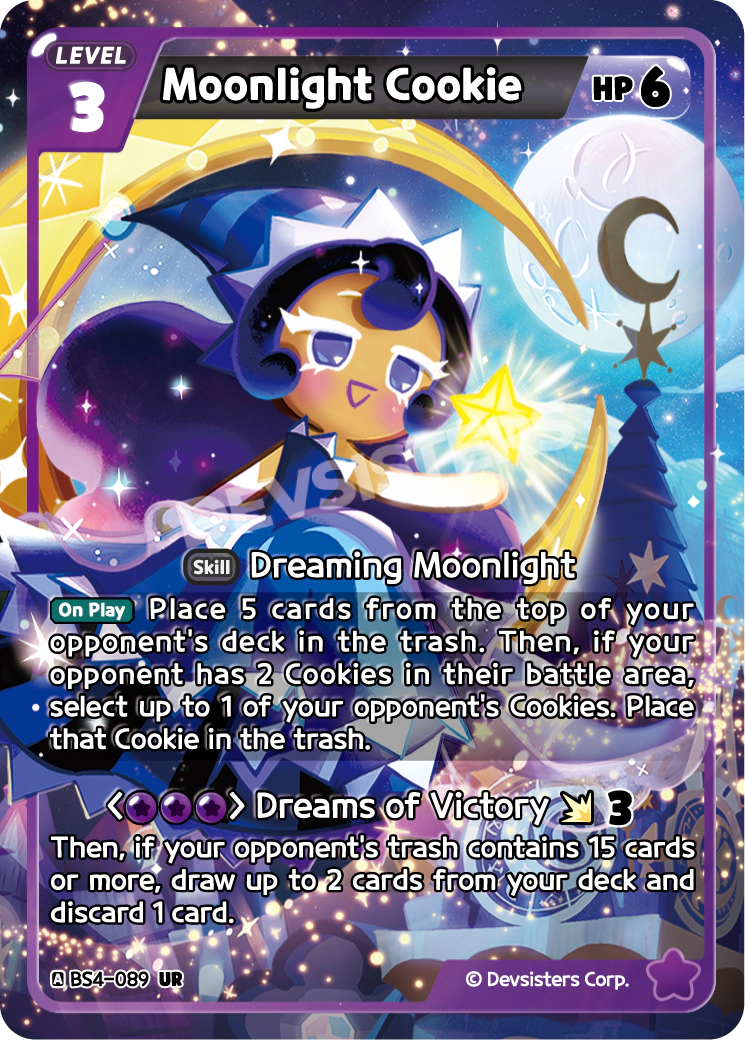 Image for Moonlight Cookie (BS4-089) [Age of Heroes and Kingdoms] - CookieRun: Braverse TCG