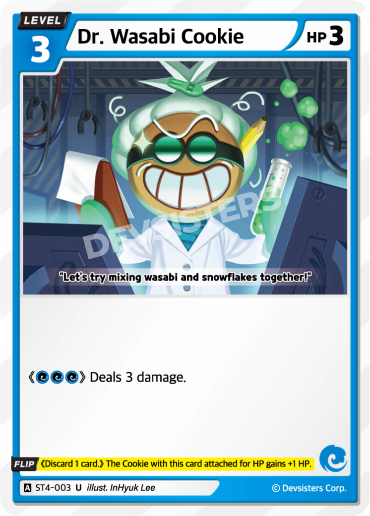 Image for Dr. Wasabi Cookie (ST4-003) [Starter Deck BLUE] - CookieRun: Braverse TCG