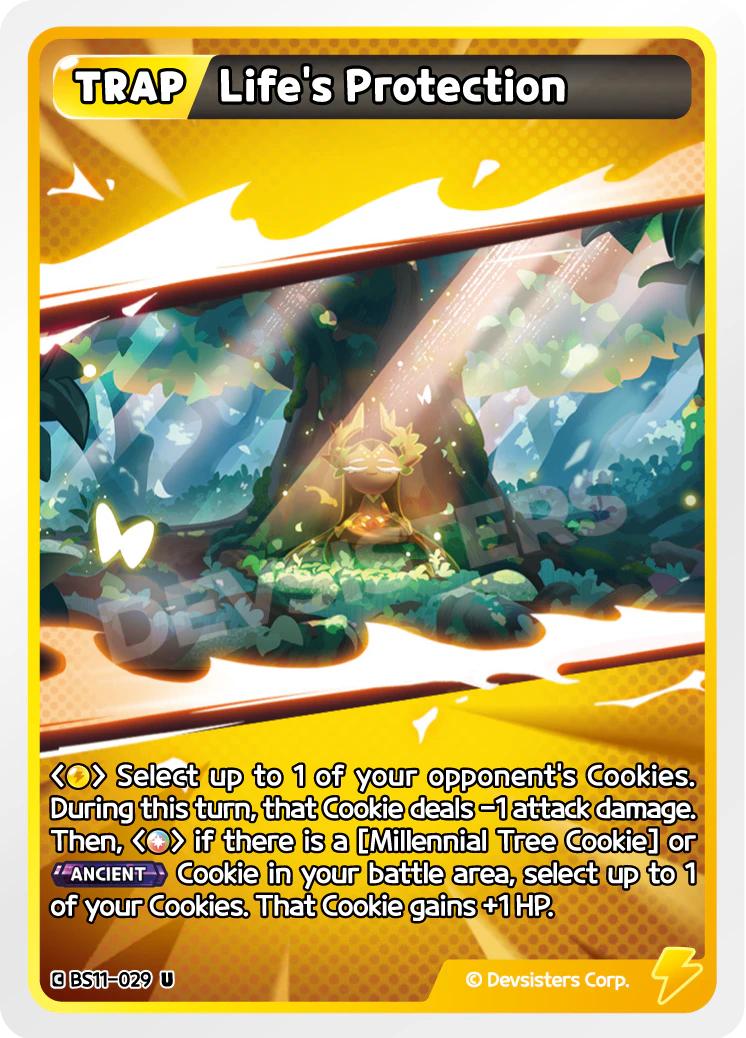Image for Life's Protection (BS11-029) [The Dark Enchantress War] - CookieRun: Braverse TCG