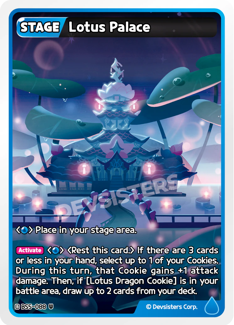 Image for Lotus Palace (BS5-088) [Operation Timeguard] - CookieRun: Braverse TCG