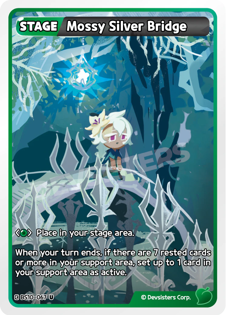 Image for Mossy Silver Bridge (BS10-067) [Paradise of Passion & Sloth / Catacombs of Silence] - CookieRun: Braverse TCG