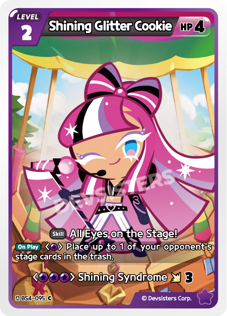 Image for Shining Glitter Cookie (BS4-095) [Age of Heroes and Kingdoms] - CookieRun: Braverse TCG