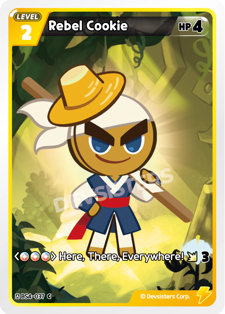 Image for Rebel Cookie (BS4-037) [Age of Heroes and Kingdoms] - CookieRun: Braverse TCG