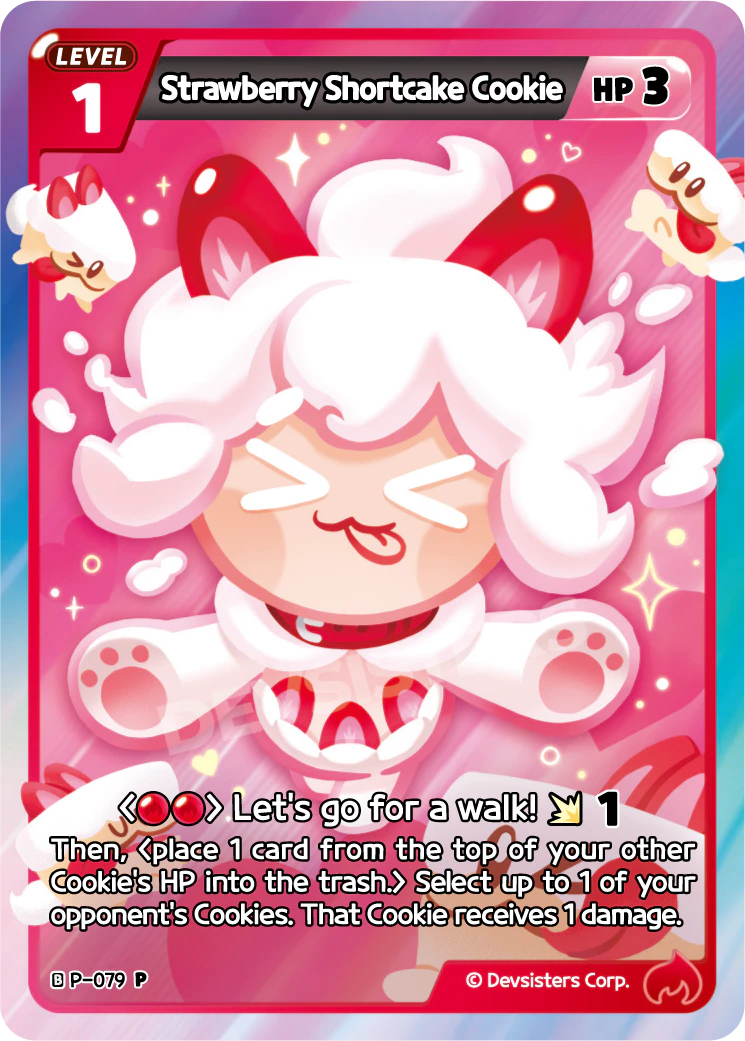 Image for Strawberry Shortcake Cookie (P-079) [Promotion Card] - CookieRun: Braverse TCG