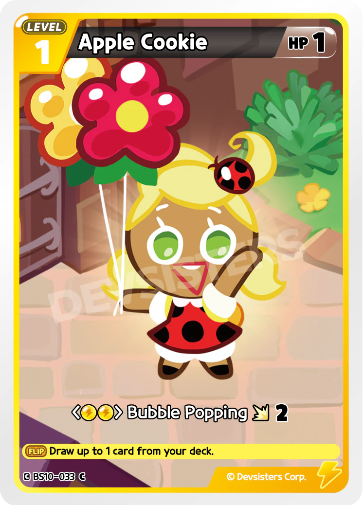 Image for Apple Cookie (BS10-033) [Paradise of Passion & Sloth / Catacombs of Silence] - CookieRun: Braverse TCG
