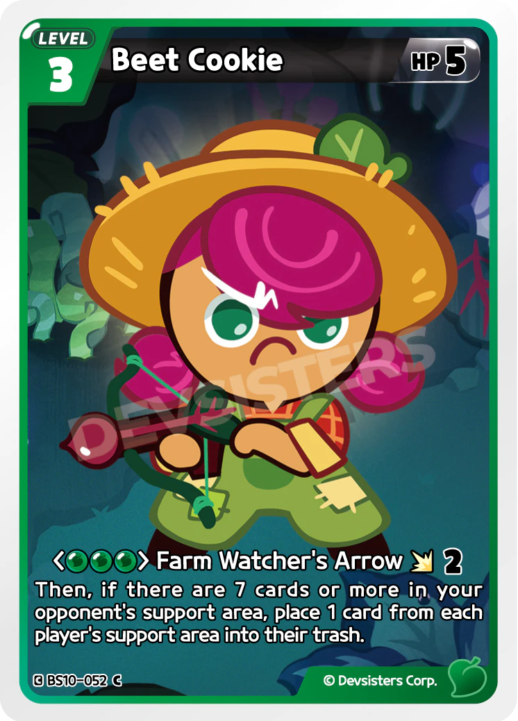 Image for Beet Cookie (BS10-052) [Paradise of Passion & Sloth / Catacombs of Silence] - CookieRun: Braverse TCG