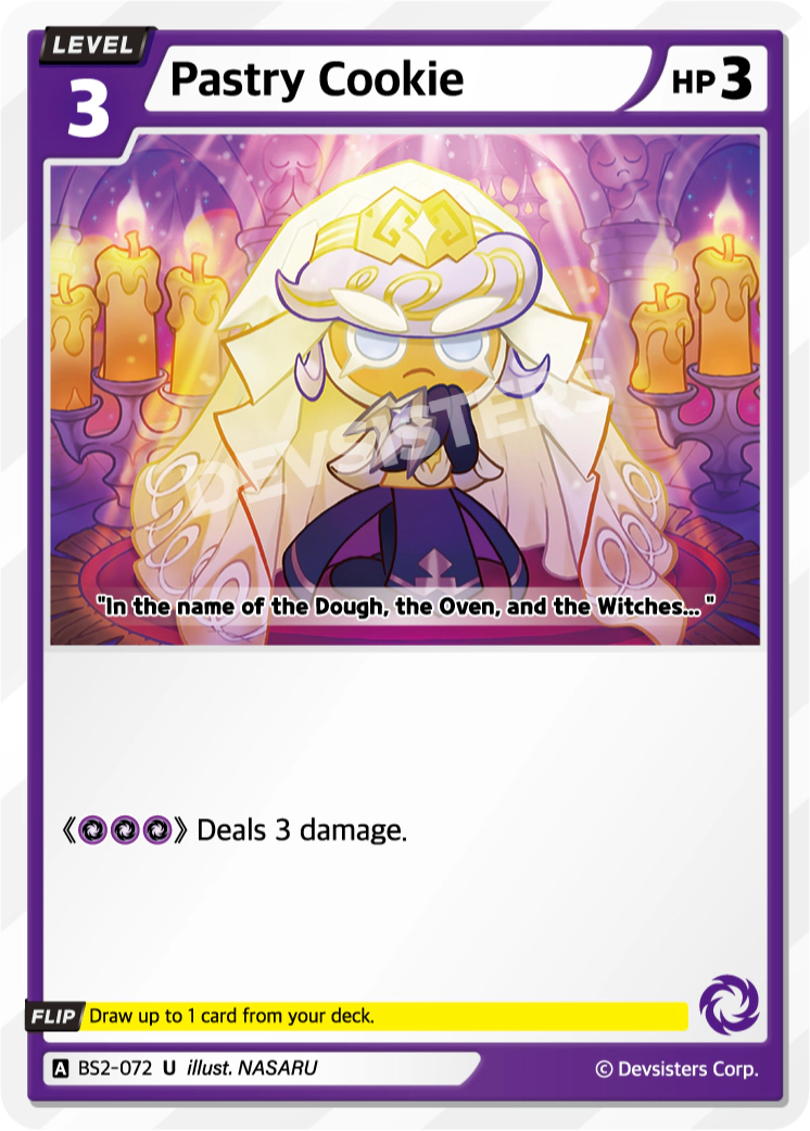 Image for Pastry Cookie (BS2-072) [BRAVE BEGINNING] - CookieRun: Braverse TCG