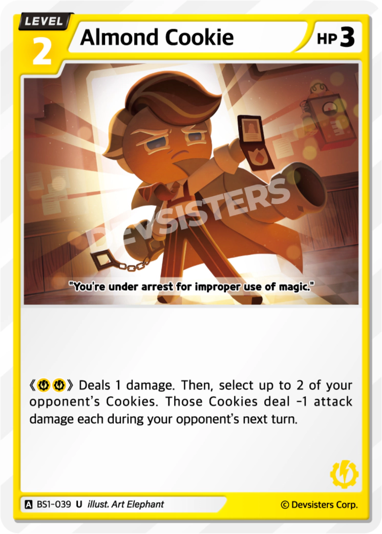 Image for Almond Cookie (BS1-039) [BRAVE BEGINNING] - CookieRun: Braverse TCG