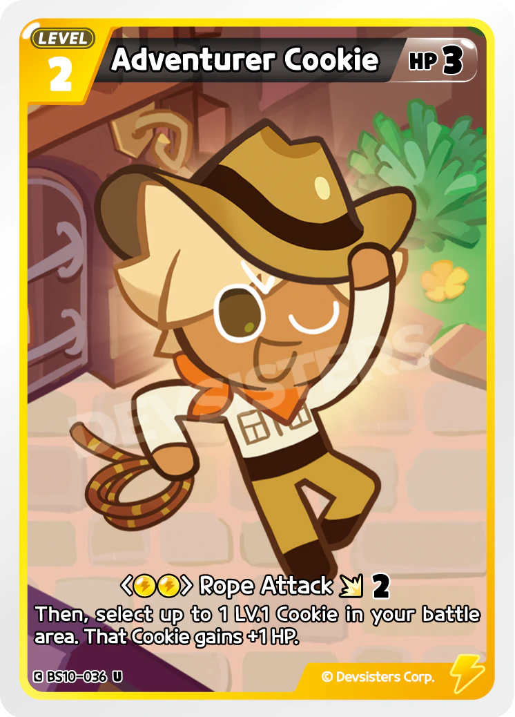 Image for Adventurer Cookie (BS10-036) [Paradise of Passion & Sloth / Catacombs of Silence] - CookieRun: Braverse TCG