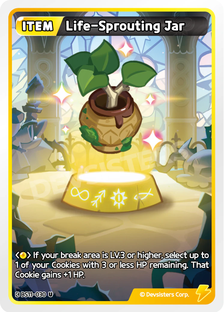 Image for Life-Sprouting Jar (BS11-030) [The Dark Enchantress War] - CookieRun: Braverse TCG
