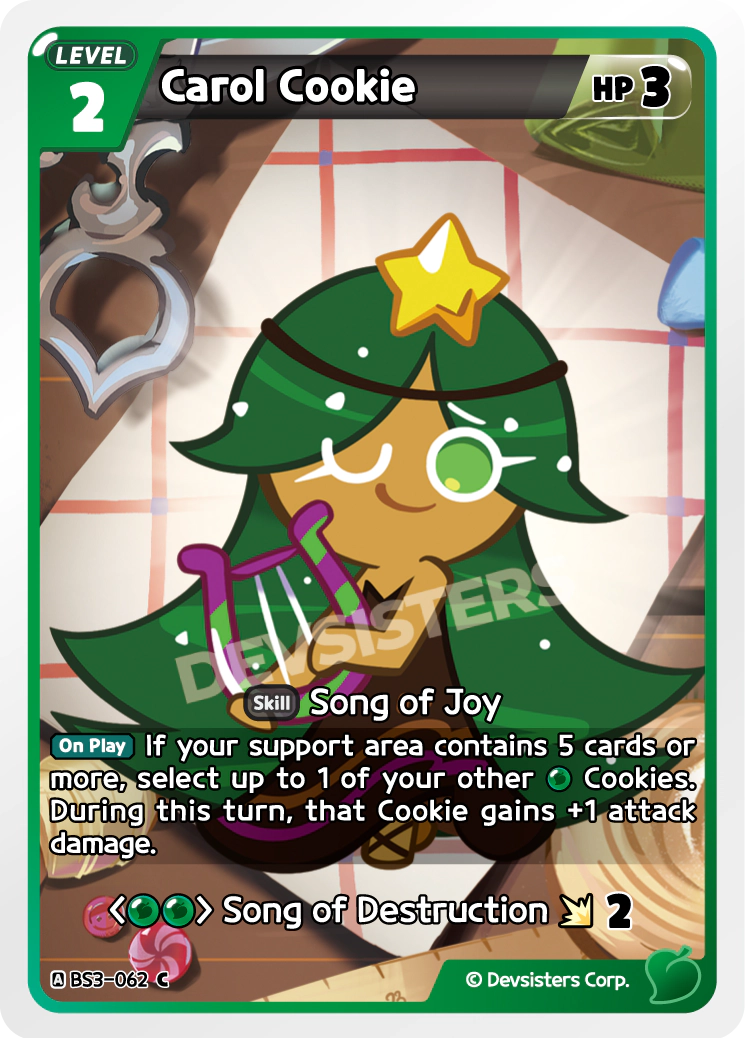 Image for Carol Cookie (BS3-062) [Age of Heroes and Kingdoms] - CookieRun: Braverse TCG