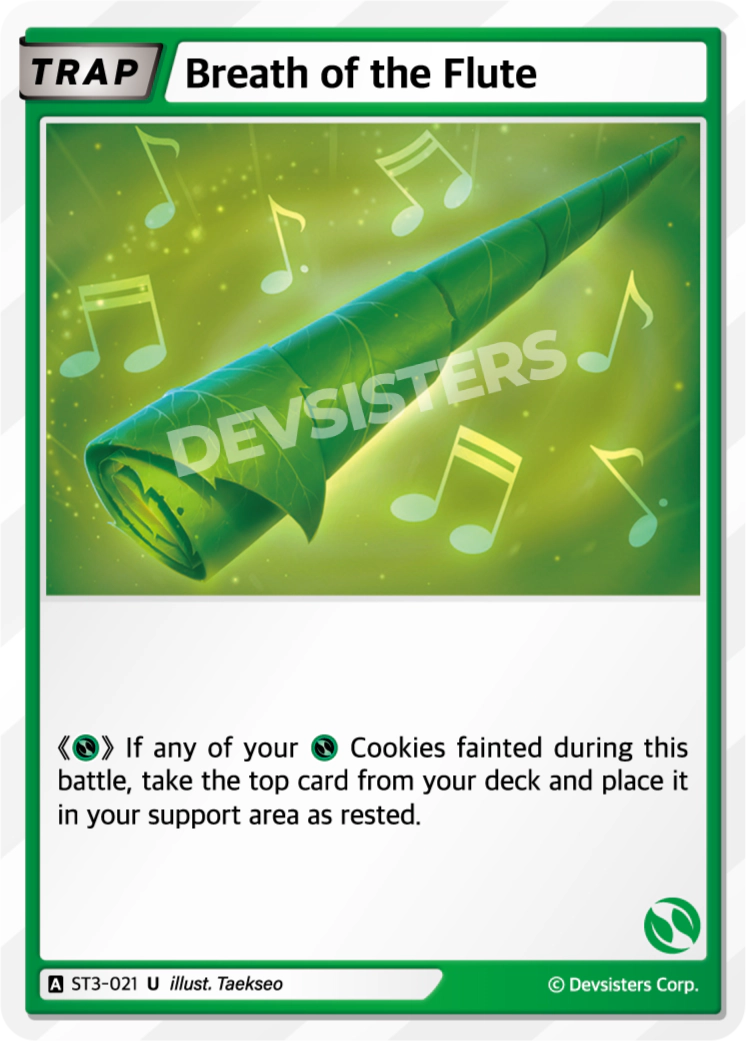 Image for Breath of the Flute (ST3-021) [Starter Deck GREEN] - CookieRun: Braverse TCG