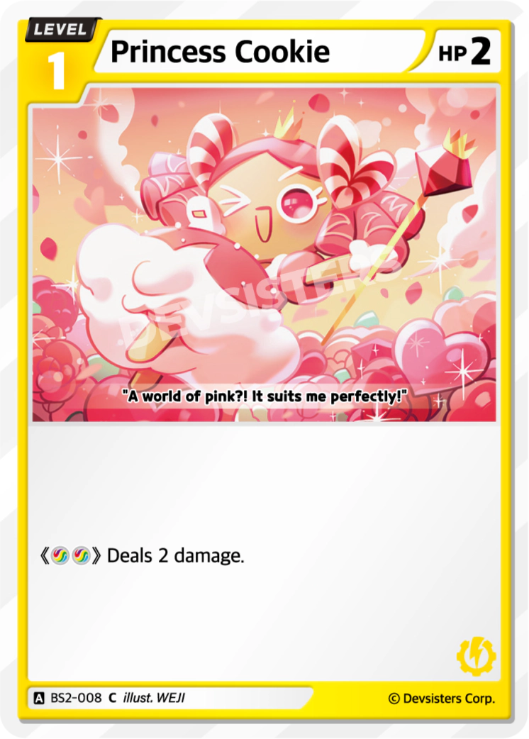 Image for Princess Cookie (BS2-008) [BRAVE BEGINNING] - CookieRun: Braverse TCG