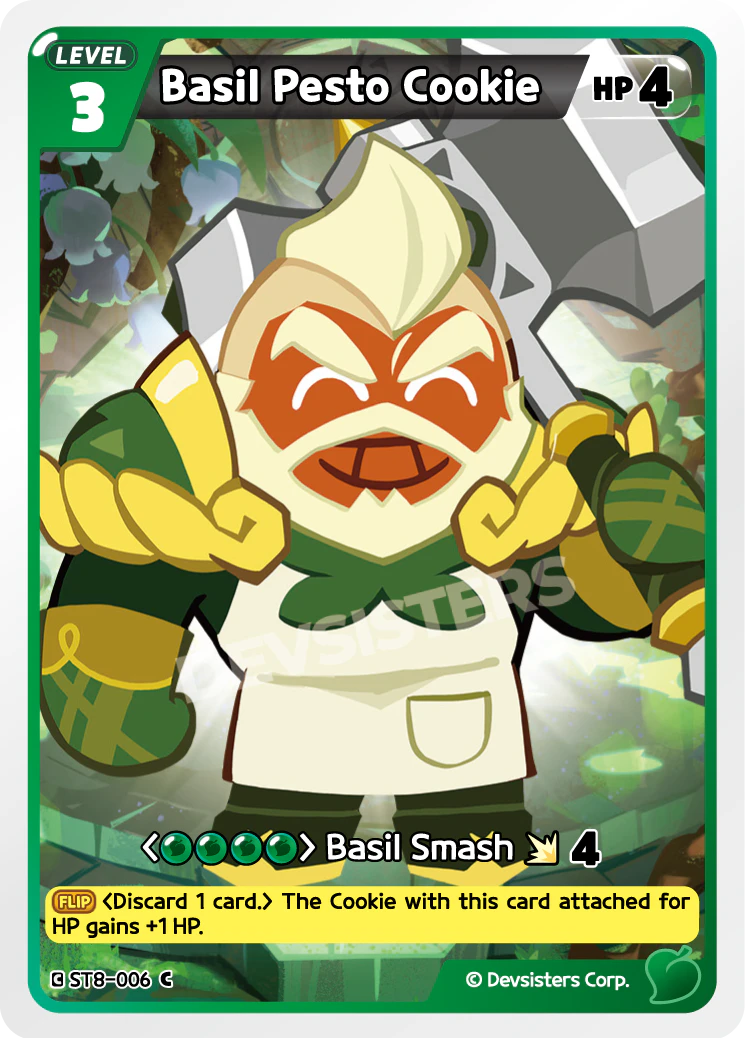 Image for Basil Pesto Cookie (ST8-006) [Guardian Winds] - CookieRun: Braverse TCG