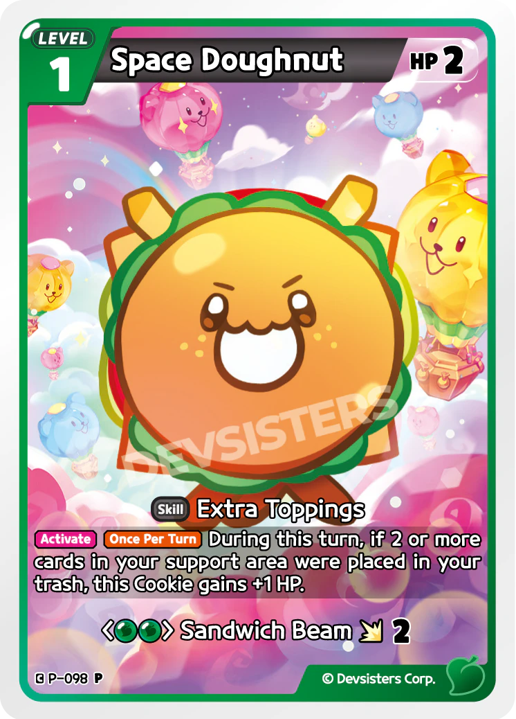 Image for Space Doughnut (P-098) [Promotion Card] - CookieRun: Braverse TCG