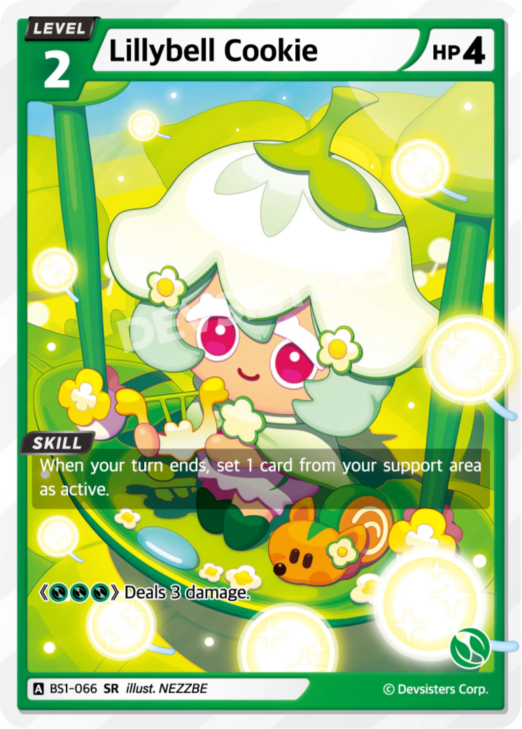 Image for Lillybell Cookie (BS1-066) [BRAVE BEGINNING] - CookieRun: Braverse TCG