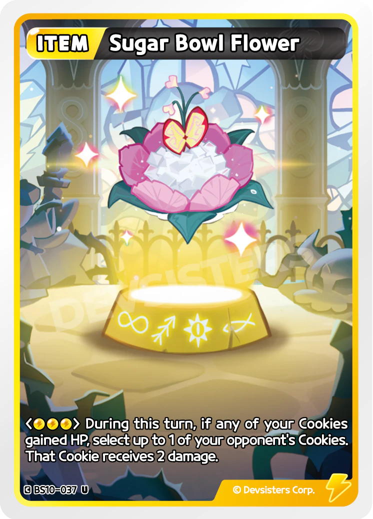 Image for Sugar Bowl Flower (BS10-037) [Paradise of Passion & Sloth / Catacombs of Silence] - CookieRun: Braverse TCG