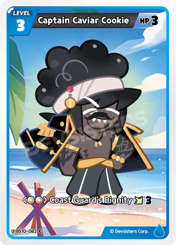 Image for Captain Caviar Cookie (BS10-082) [Paradise of Passion & Sloth / Catacombs of Silence] - CookieRun: Braverse TCG