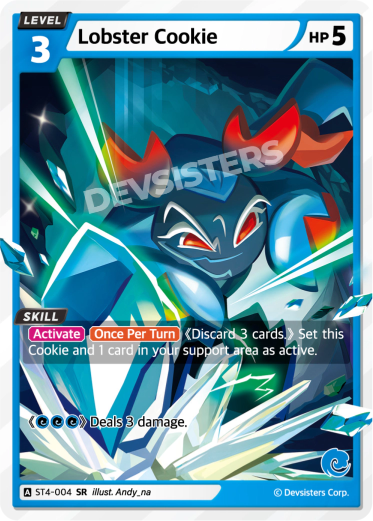 Image for Lobster Cookie (ST4-004) [Starter Deck BLUE] - CookieRun: Braverse TCG