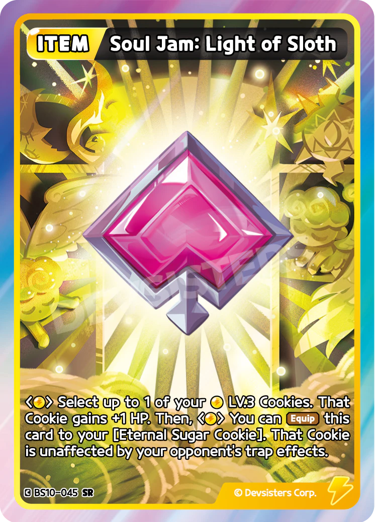 Image for Soul Jam: Light of Sloth (BS10-045) [Paradise of Passion & Sloth / Catacombs of Silence] - CookieRun: Braverse TCG