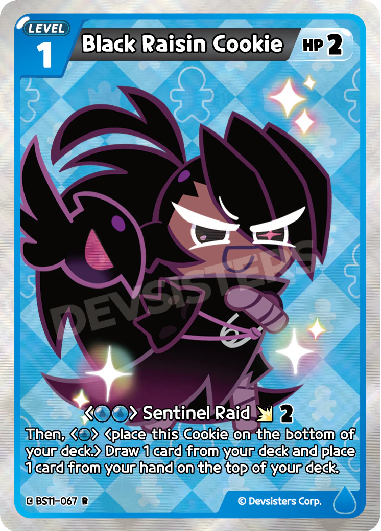 Image for Black Raisin Cookie (BS11-067) [The Dark Enchantress War] - CookieRun: Braverse TCG