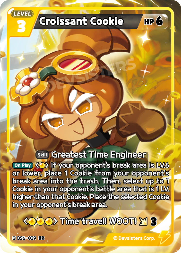 Image for Croissant Cookie (BS6-039) [Operation Timeguard] - CookieRun: Braverse TCG