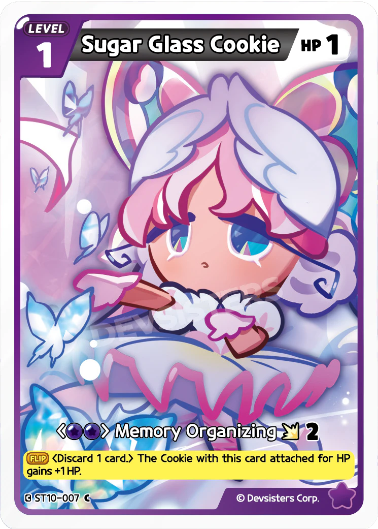 Image for Sugar Glass Cookie (ST10-007) [Glorious Moonlight] - CookieRun: Braverse TCG