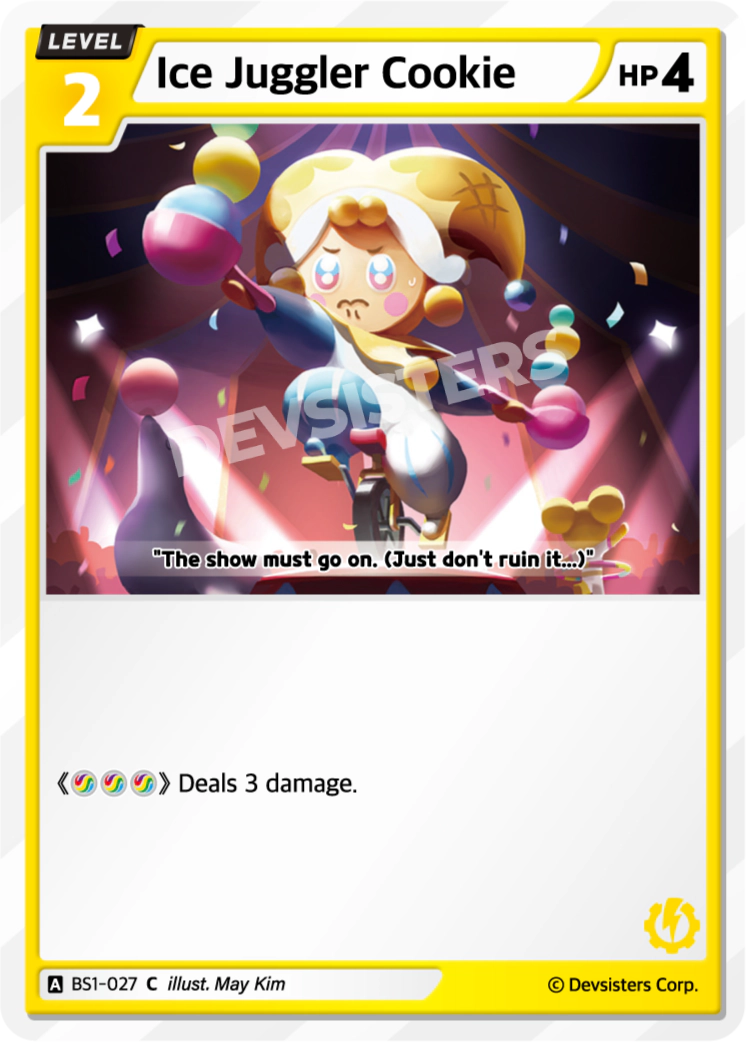 Image for Ice Juggler Cookie (BS1-027) [BRAVE BEGINNING] - CookieRun: Braverse TCG
