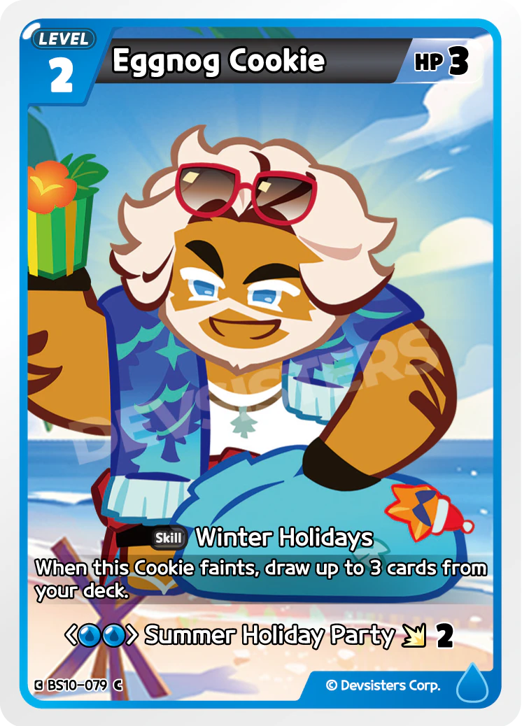 Image for Eggnog Cookie (BS10-079) [Paradise of Passion & Sloth / Catacombs of Silence] - CookieRun: Braverse TCG