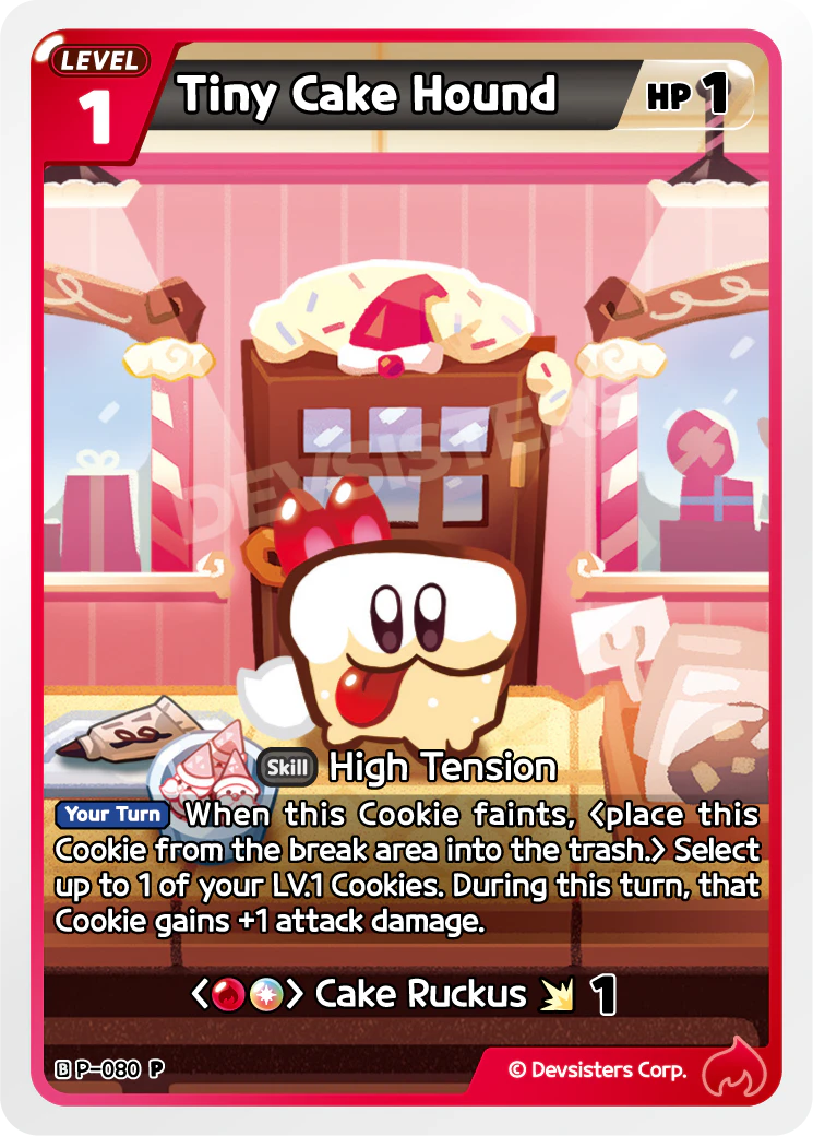 Image for Tiny Cake Hound (P-080) [Promotion Card] - CookieRun: Braverse TCG