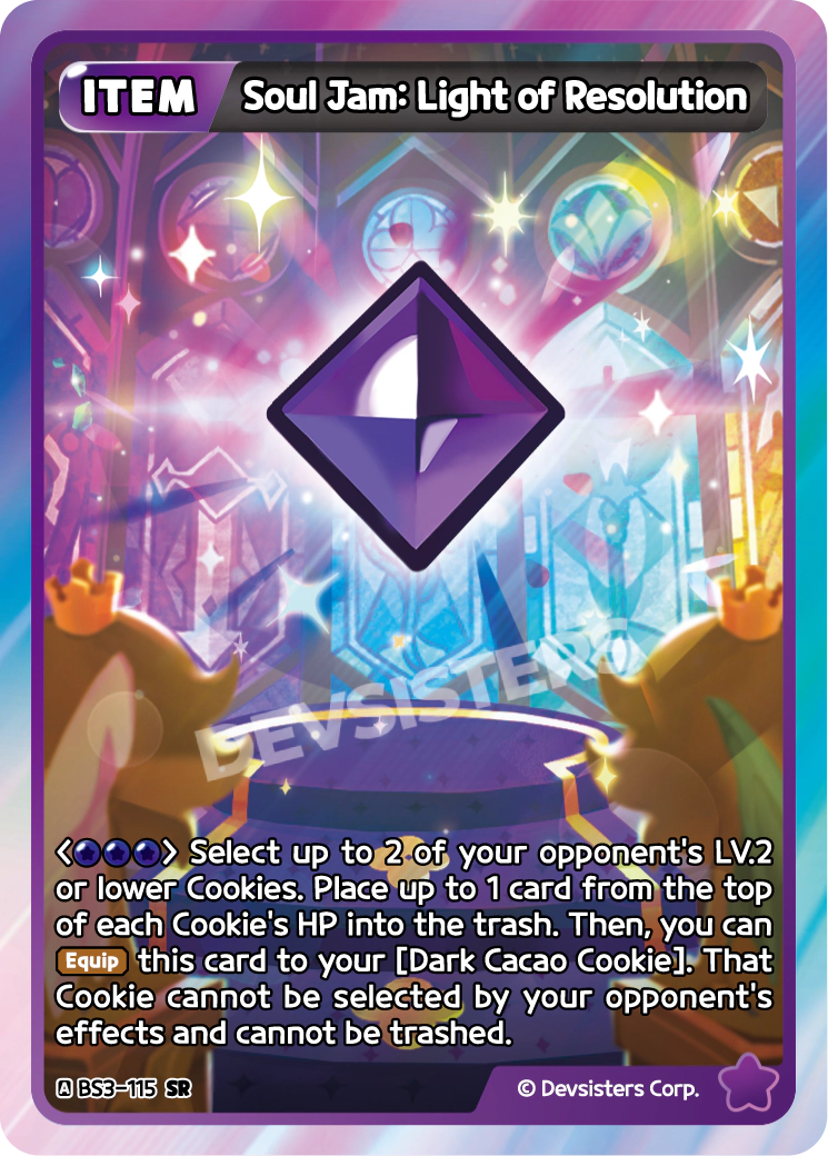 Image for Soul Jam: Light of Resolution (BS3-115) [Age of Heroes and Kingdoms] - CookieRun: Braverse TCG