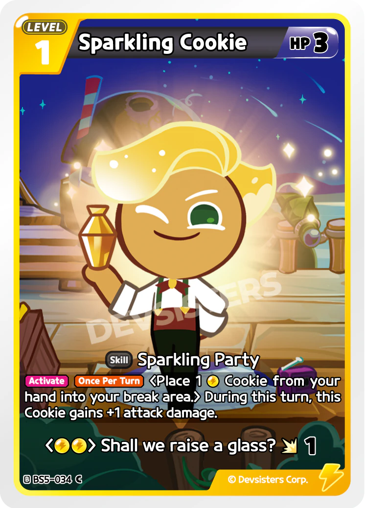 Image for Sparkling Cookie (BS5-034) [Operation Timeguard] - CookieRun: Braverse TCG