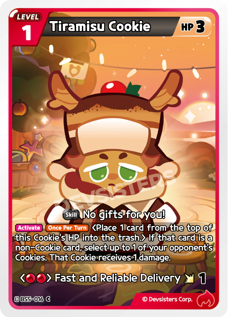 Image for Tiramisu Cookie (BS5-016) [Operation Timeguard] - CookieRun: Braverse TCG