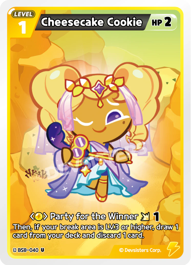 Image for Cheesecake Cookie (BS8-040) [Land of Fire & Ruin, Realm of Apathy] - CookieRun: Braverse TCG