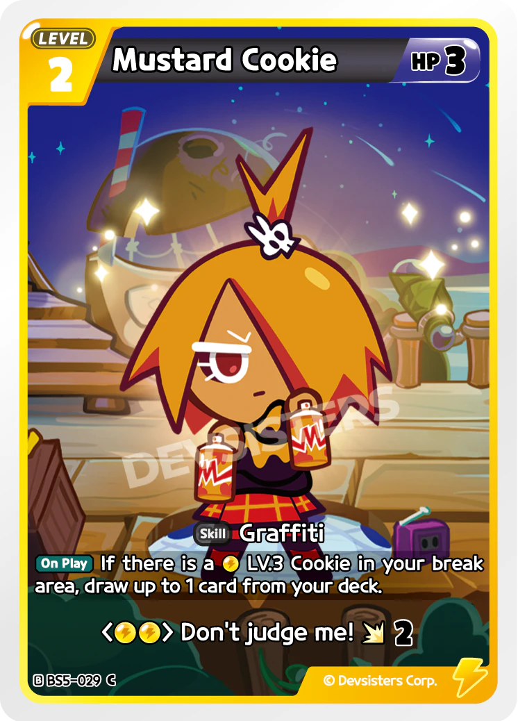 Image for Mustard Cookie (BS5-029) [Operation Timeguard] - CookieRun: Braverse TCG