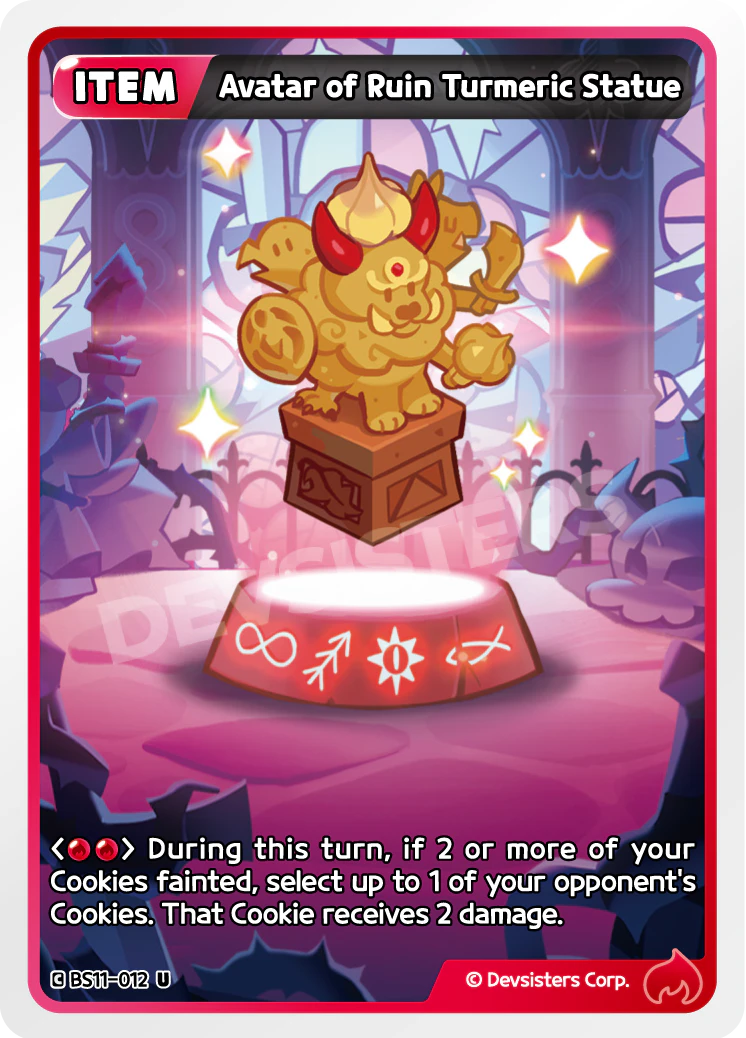 Image for Avatar of Ruin Turmeric Statue (BS11-012) [The Dark Enchantress War] - CookieRun: Braverse TCG