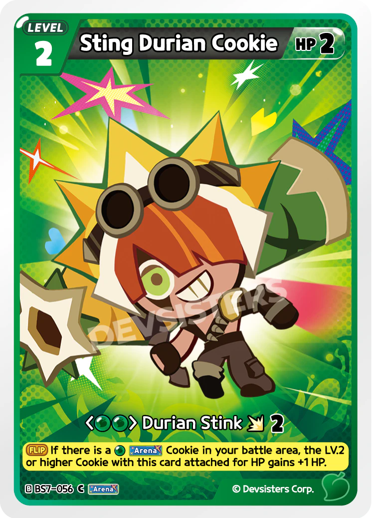 Image for Sting Durian Cookie (BS7-056) [Arena of Glory] - CookieRun: Braverse TCG