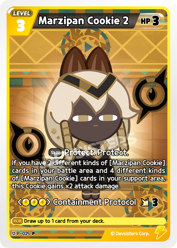 Image for Marzipan Cookie 2 (P-025) [Promotion Card] - CookieRun: Braverse TCG