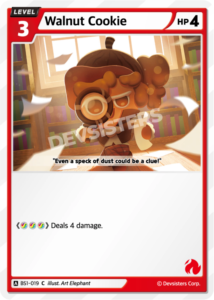Image for Walnut Cookie (BS1-019) [BRAVE BEGINNING] - CookieRun: Braverse TCG