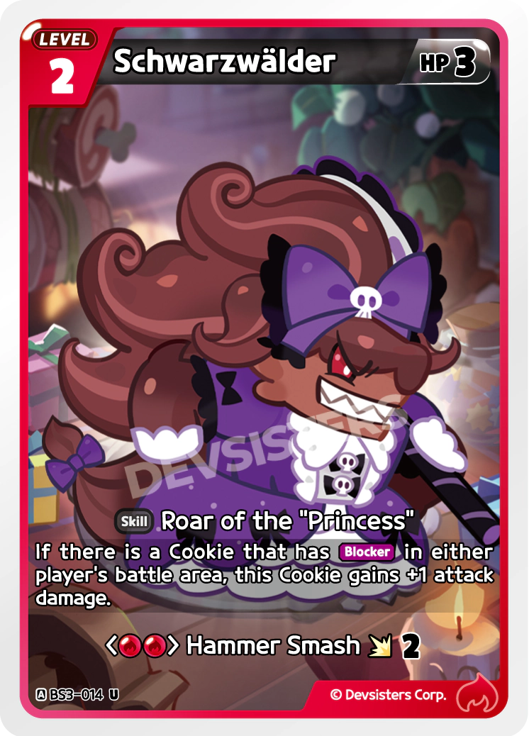 Image for Schwarzwälder (BS3-014) [Age of Heroes and Kingdoms] - CookieRun: Braverse TCG