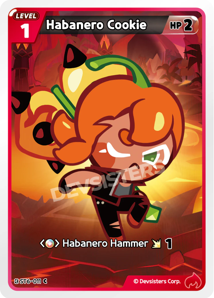 Image for Habanero Cookie (ST6-011) [Flames of Immortality] - CookieRun: Braverse TCG