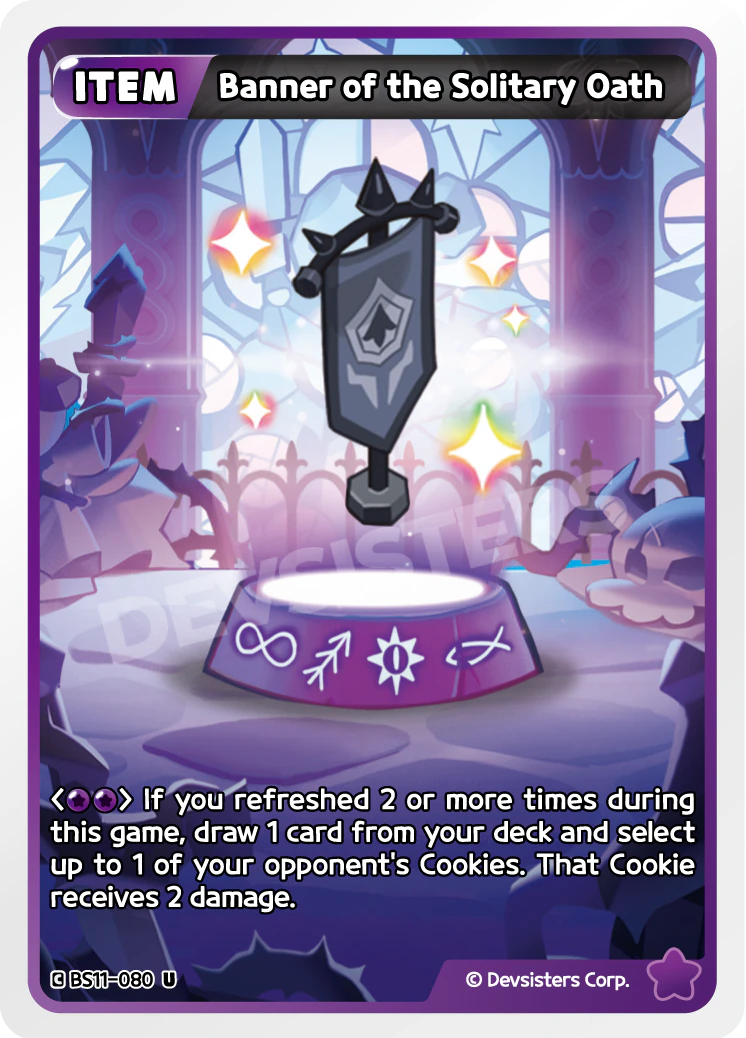 Image for Banner of the Solitary Oath (BS11-080) [The Dark Enchantress War] - CookieRun: Braverse TCG
