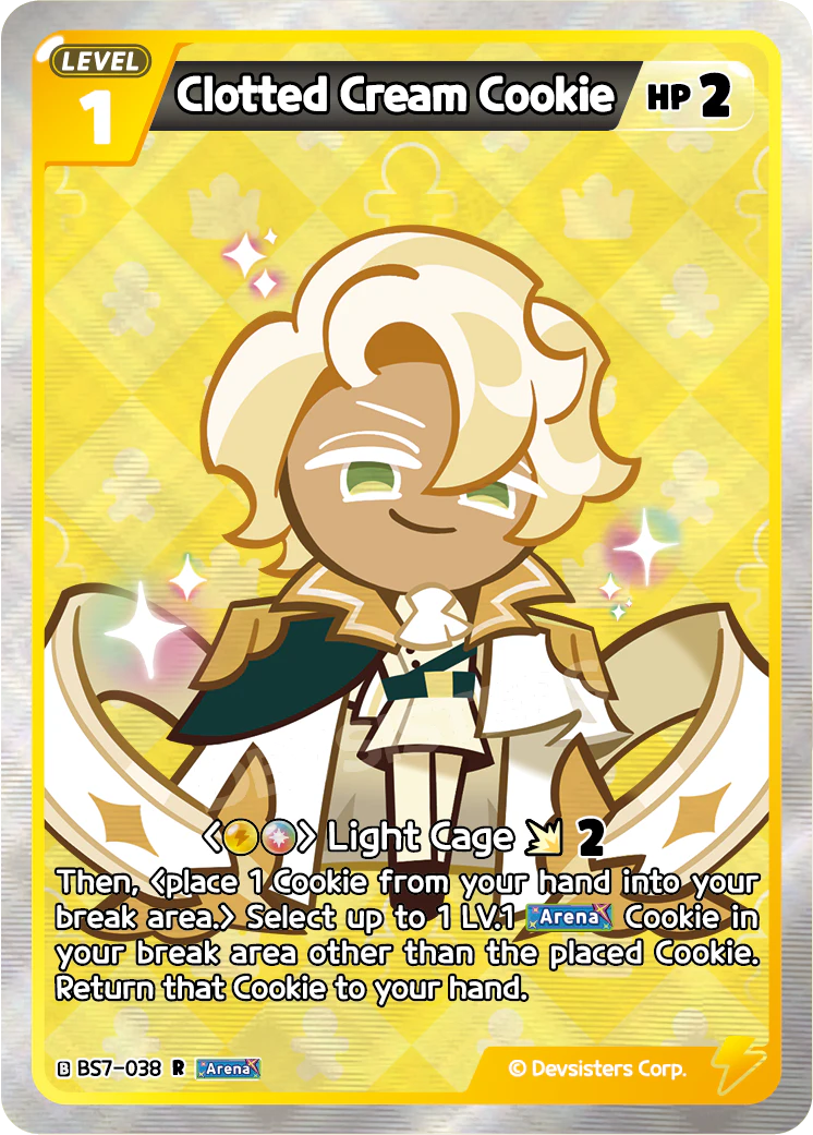 Image for Clotted Cream Cookie (BS7-038) [Arena of Glory] - CookieRun: Braverse TCG