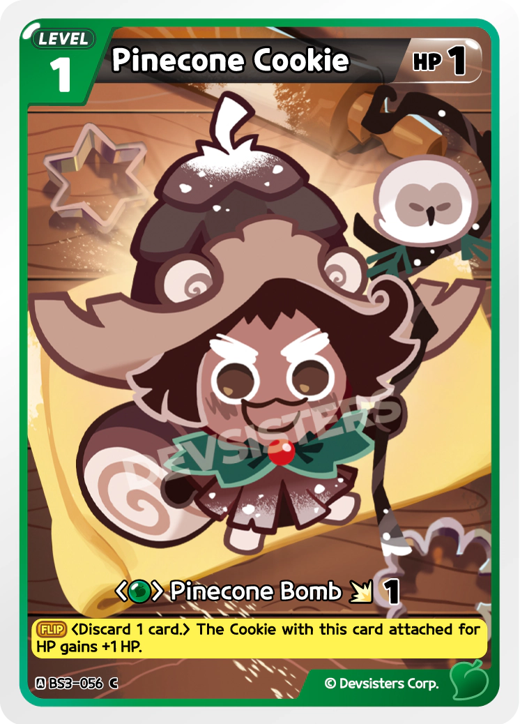 Image for Pinecone Cookie (BS3-056) [Age of Heroes and Kingdoms] - CookieRun: Braverse TCG