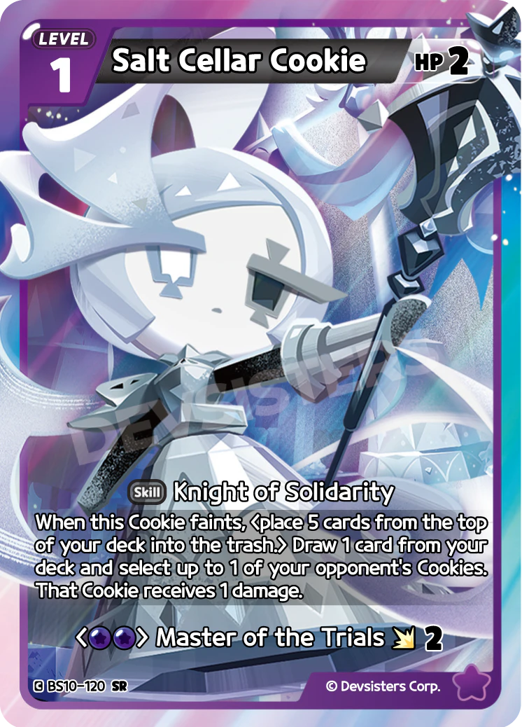 Image for Salt Cellar Cookie (BS10-120) [Paradise of Passion & Sloth / Catacombs of Silence] - CookieRun: Braverse TCG