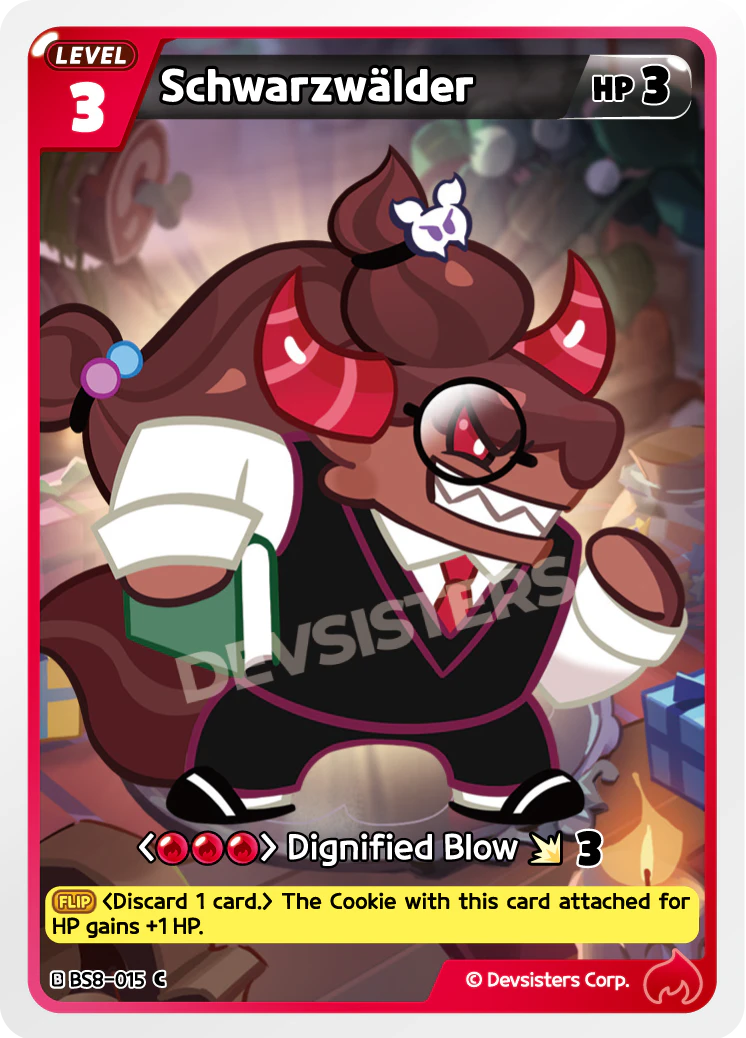 Image for Schwarzwälder (BS8-015) [Land of Fire & Ruin, Realm of Apathy] - CookieRun: Braverse TCG